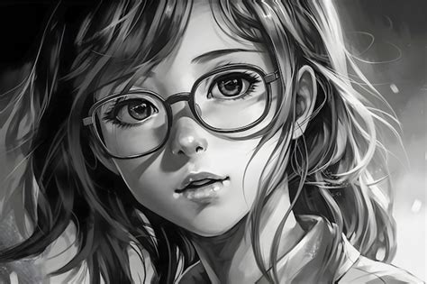 anime poster black and white|anime black and white portrait.